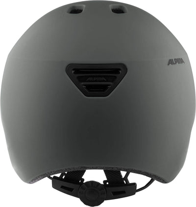 ALPINA HAARLEM - Robuster, Individuell Anpassbarer & Leichter Urban Fahrradhelm Für Erwachsene, coffee-grey matt, 52-57 cm