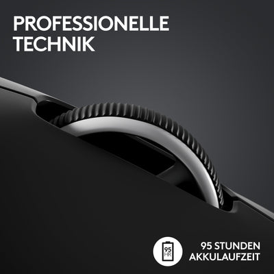 Logitech G PRO X SUPERLIGHT 2 LIGHTSPEED Kabellose Gaming-Maus, West Europa Verpackung, Lightweight, 60g, 8K-Abrufrate, 44K DPI, 5 programmierbare Tasten, USB-C, PC & Mac - Schwarz