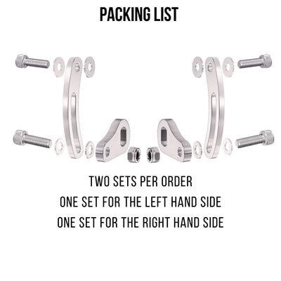 E Bike Power E Bike Drehmomentarm Set Universal M14 Heavy Duty Elektrofahrrad E Bike Hinterachse 6mm dick aus Edelstahl Anzug 1000W 2000W 3000W Motoren