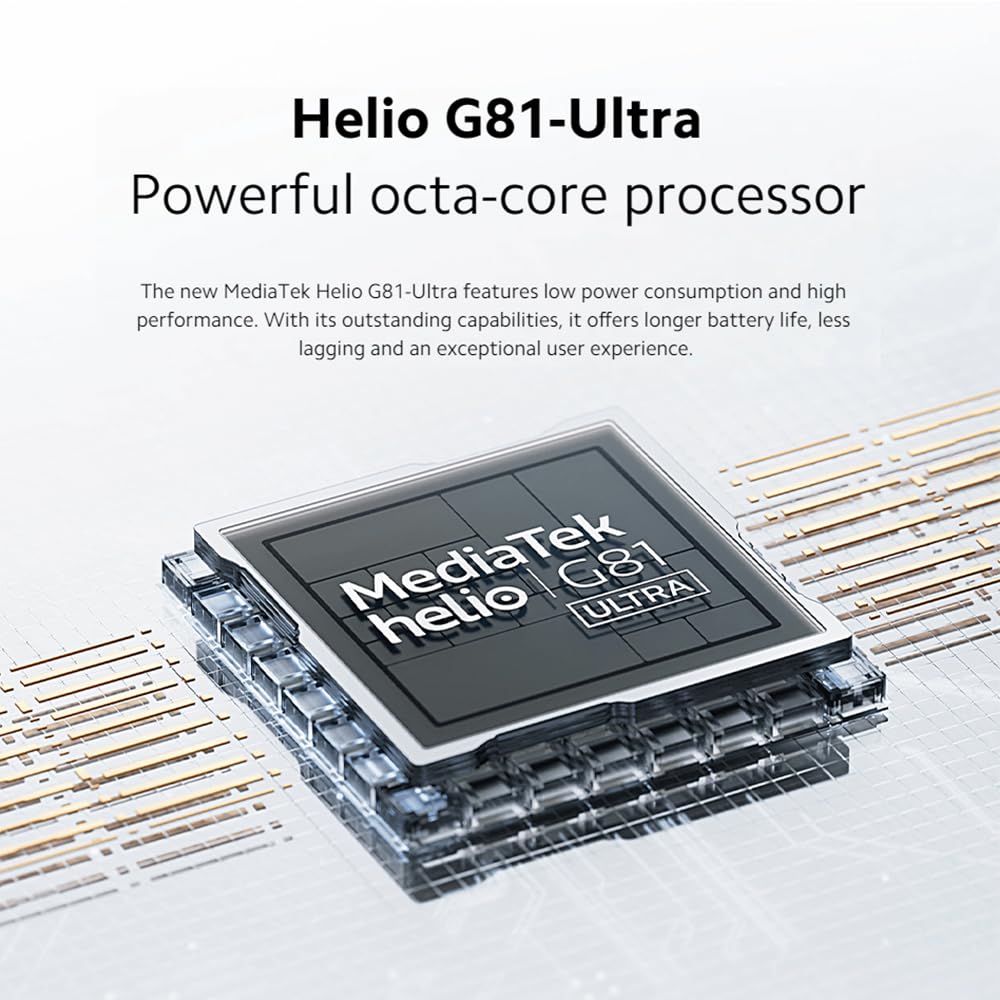 Xiaomi Redmi 14C Phone 8+256GB Smartphone Batteria 5160mAh, Processore Helio G81 Ultra e Doppia Fotocamera AI 50MP Blu