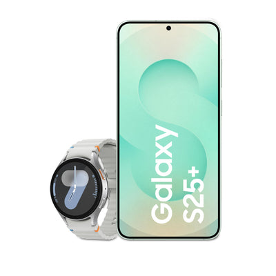 Samsung Galaxy S25+ AI Smartphone mit Galaxy AI, 12 GB RAM, 256 GB Speicher, Mint, 3 Jahre Herstellergarantie + Galaxy Watch7 Smartwatch