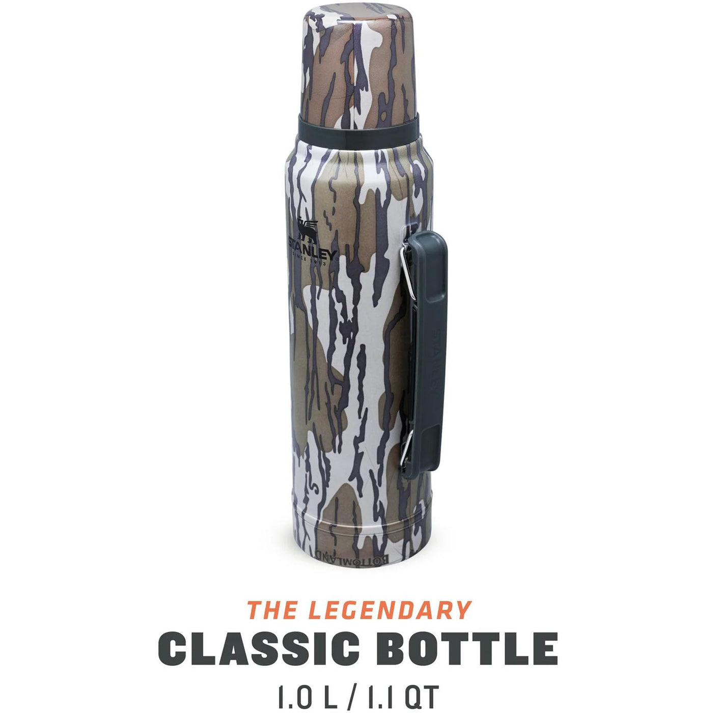 Stanley Classic Legendary Thermosflasche 1L - Thermos Hält 24 Stunden Heiß oder Kalt - Edelstahl Thermoskanne - BPA-Frei - Spülmaschinenfest - Bottomland