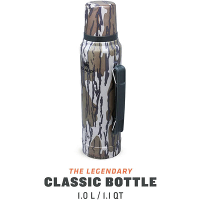 Stanley Classic Legendary Thermosflasche 1L - Thermos Hält 24 Stunden Heiß oder Kalt - Edelstahl Thermoskanne - BPA-Frei - Spülmaschinenfest - Bottomland