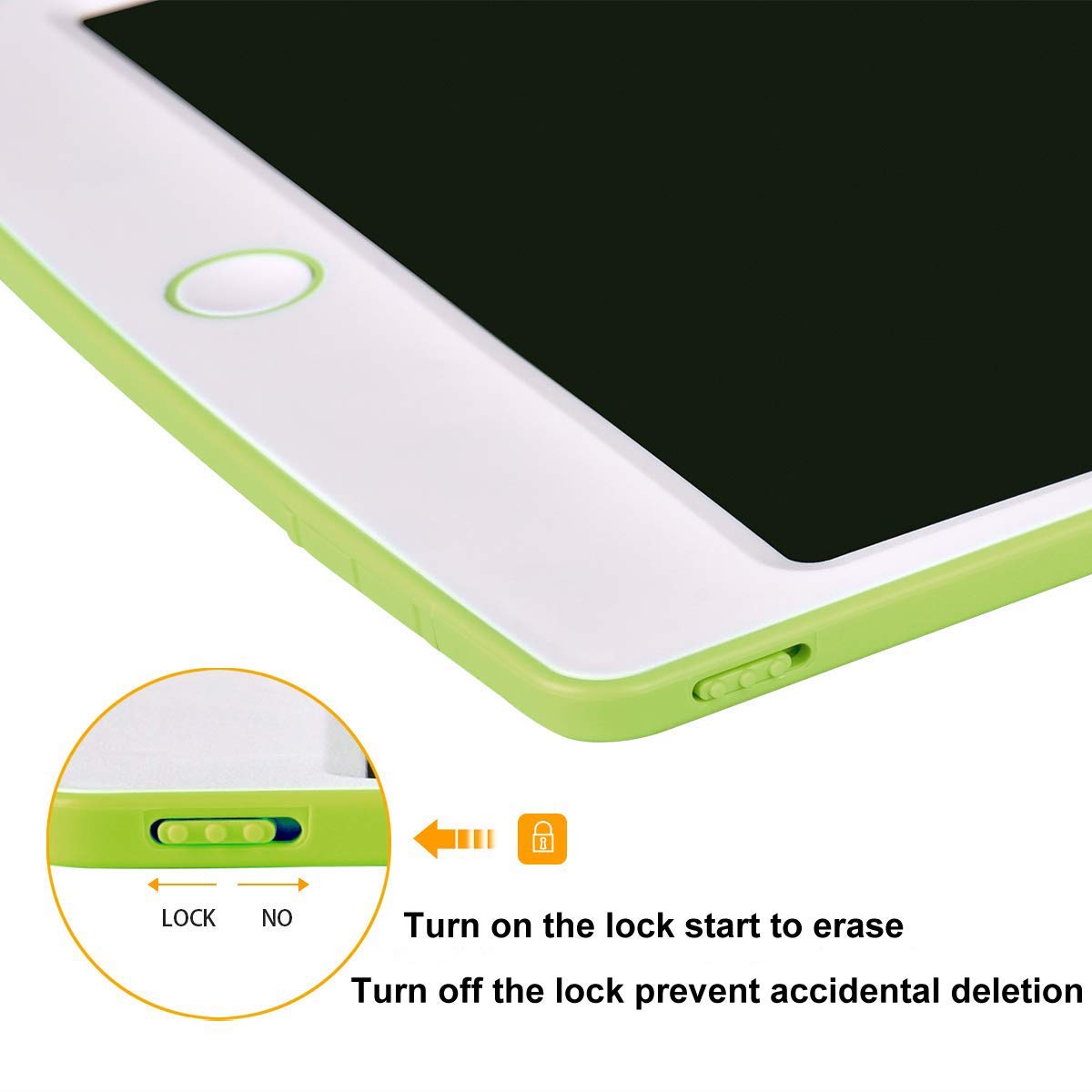 HUIXIANG Schreibtafel LCD Writing Tablet 10 Zoll Bunte Elektronischer Notizblock Tafel Schreiben Tablette Digitaler Drawing Pad Grafiktablet Kinder Junge Mädchen, Grün