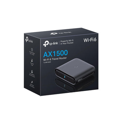 TP-Link TL-WR1502X Wi-Fi 6 Reise-Router, Dual-Band AX1500, 2× Gigabit-Ports, USB 2.0-Port, Unterstützung von OpenVPN und WireGuard, Kann mit Einer Powerbank betrieben Werden, Mehrere Modi in einem