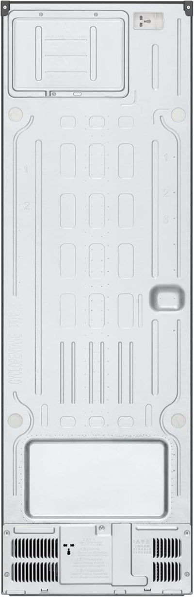 LG GFM61MCCSF, Klasse D, 324 L, Gefriergerät mit Touchdisplay, XXL-Stauraum, DoorCooling+, LINEARCooling, Wi-Fi ꟷ Matte Black