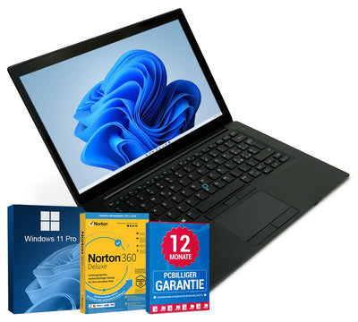 Dell Latitude 7480 14 Zoll Full HD Laptop Intel Core i5-7200U@ bis zu 3,10 GHz 8 GB 256 GB SSD mit Windows 11 Pro & GRATIS Antiviren-Software HDMI inkl. 12 Monate Garantie (Generalüberholt)