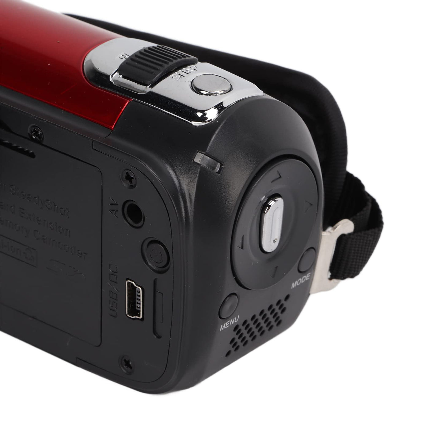 4K 48MP Digital Video Camera Camcorder, 16X Digitalzoom Kamera Video Recorder 2,7 Zoll 270° drehbarer Bildschirm Videokamera für Anfänger und (Rot)