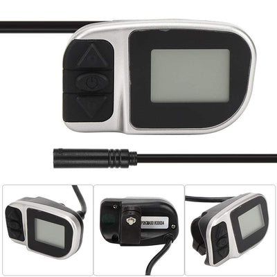 Qukaim MotorLCD Elektrozähler LCD Elektrozähler für TSDZ2 VLCD6 Motor, Mischmaterial, 6 Kerne, praktisches Display