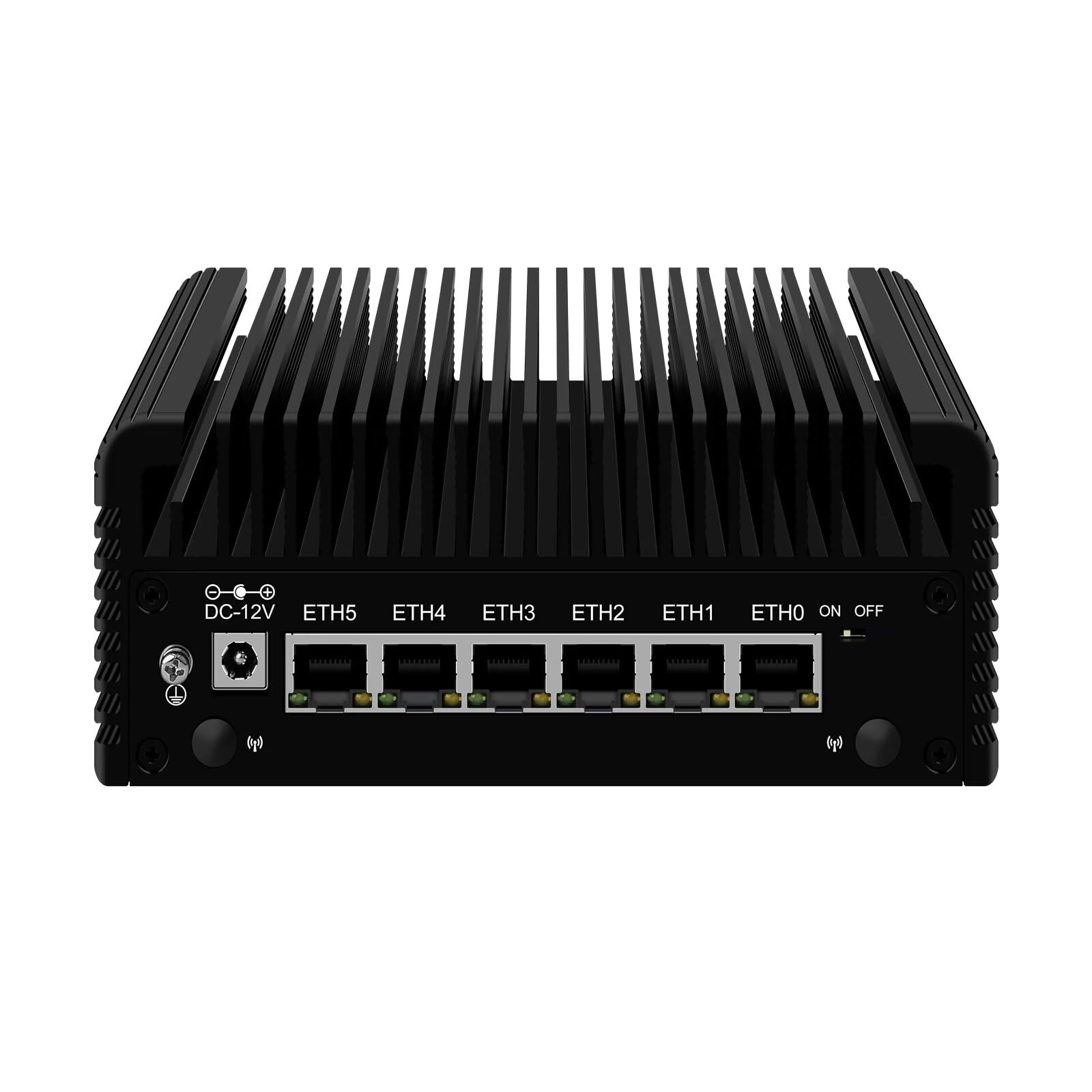 Fanless Mini Pc Router ROUAFWIT Micro Firewall N100 12TH Gen Fanless Mini PC, Router Applianc ...