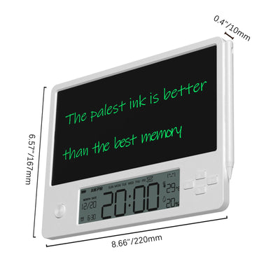 Maizoon Elektronischer Kalender mit LCD-Großschreibtablett, Lademodell, Digitaluhr, Datumsanzeige, multifunktionales Wordpad, ideal für Studenten, Zuhause, Büro, Arbeit