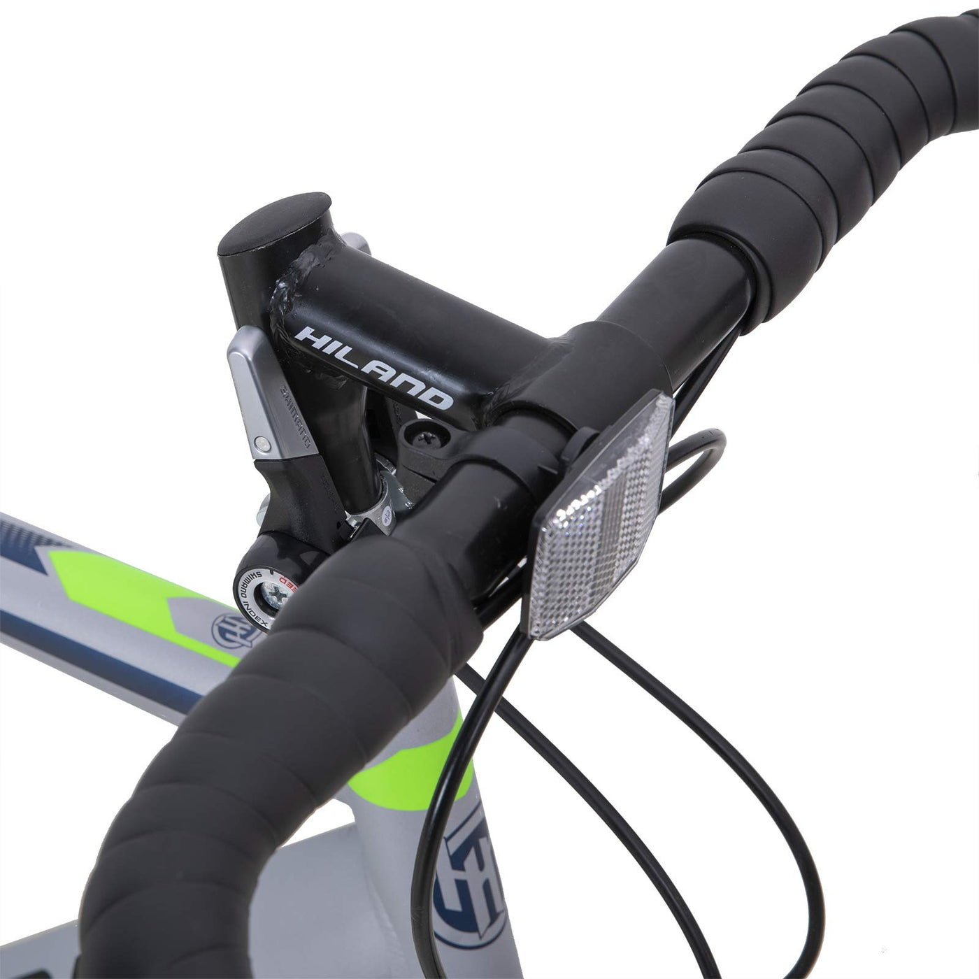 Hiland 28 Zoll Rennrad, 700C Pendlerrad, 14 Gänge Rennrad für Männer Frauen, Fahrrad für Erwachsene, Silber