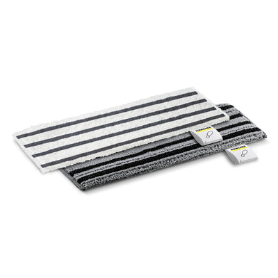 Kärcher Original Mikrofaser-Bodentücher EasyFix kompatibel mit Dampfreiniger Kärcher SC - Für Böden, geeignet für jede Art von Oberfläche, maschinenwaschbar, Polyester, bunt