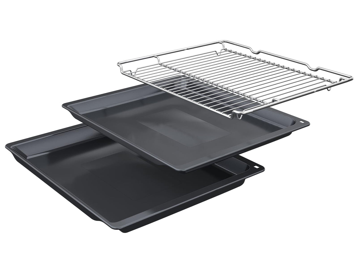 NEFF B54CR31N0 Einbau-Backofen N70, Integrierbarer Backofen 60 x 60cm, Slide&Hide, Full Touch TFT-Display, Automatikprogramme, Soft Open & Close, Edelstahl