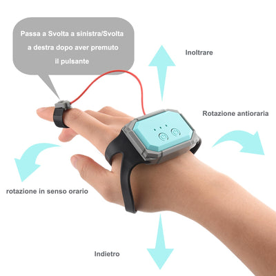 SIVQIKE 4WD Ferngesteuertes Auto,Amphibienfahrzeug ferngesteuert,Gestensensor Wasserdicht RC Stunt Auto 80 Min. Spielzeit Mit 50m Fernbedienung 360 °Drehung Off Road for 6+Jahre Kinder