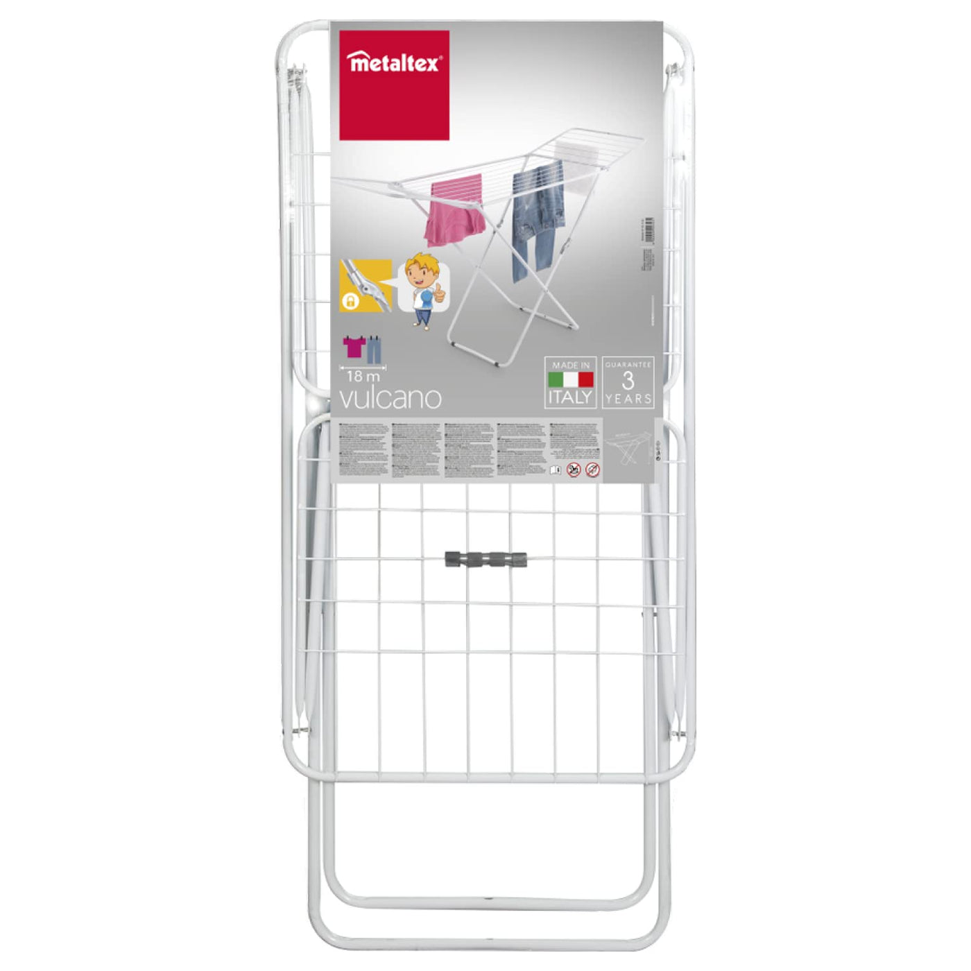 Metaltex Vulcano Flügelwäschetrockner
