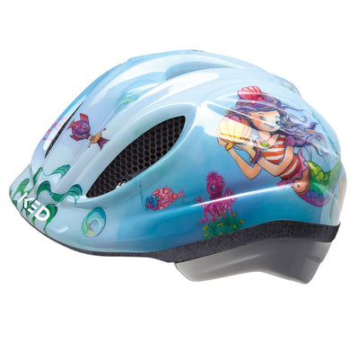 Meggy II Originals Kinder Fahrradhelm, Made in Germany, mit LED-Rücklicht, nur 220g, QUICKSAFE Verstellsystem und Insektenschutz