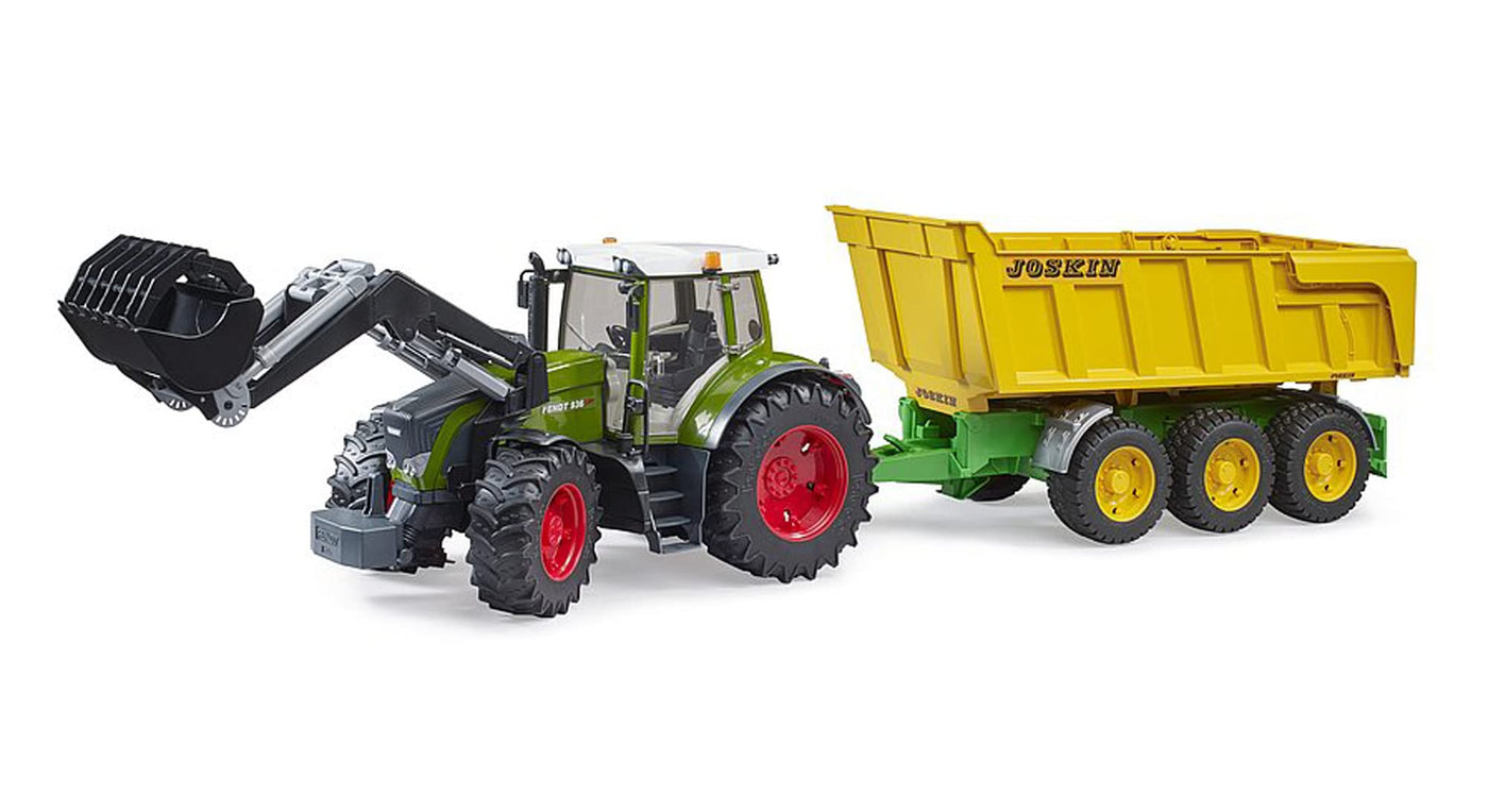 bruder 02212 - Joskin Wannenkippanhänger - 1:16 Kippanhänger, Transportanhänger, Bordwandanhänger, Muldenkipper, Traktorzubehör, Landwirtschaft, Bauernhof