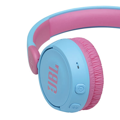 JBL Jr310 BT On-Ear-Kinderkopfhörer in Hellblau - Kabellose Bluetooth-Kopfhörer mit Headset und Fernbedienung - ideal für Schule und Freizeit