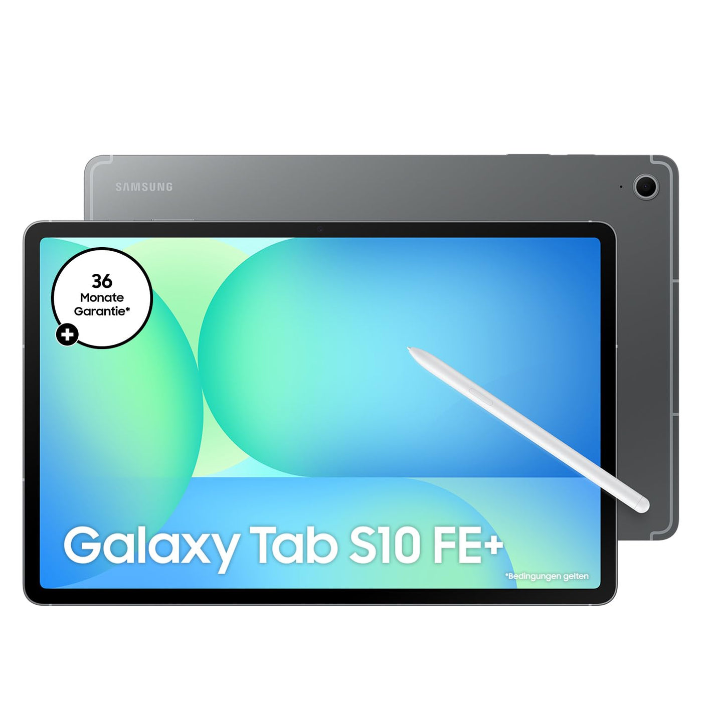 Samsung Galaxy S10 FE+ AI-Tablet, Android Tablet, 256 GB Speicher, 12 GB RAM, 33,28 cm/13,1" Display, Inkl. S Pen, Wi-Fi, Lange Akkulaufzeit, Gray, 36 Monate Herstellergarantie [Exklusiv auf Amazon]