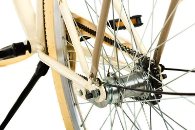 creme hollandrad MILORD. 26 Zoll 1-Gang Creme-braun Komfort Fahrrad mit Korb und Rücken –  Testberichte aus Berlin