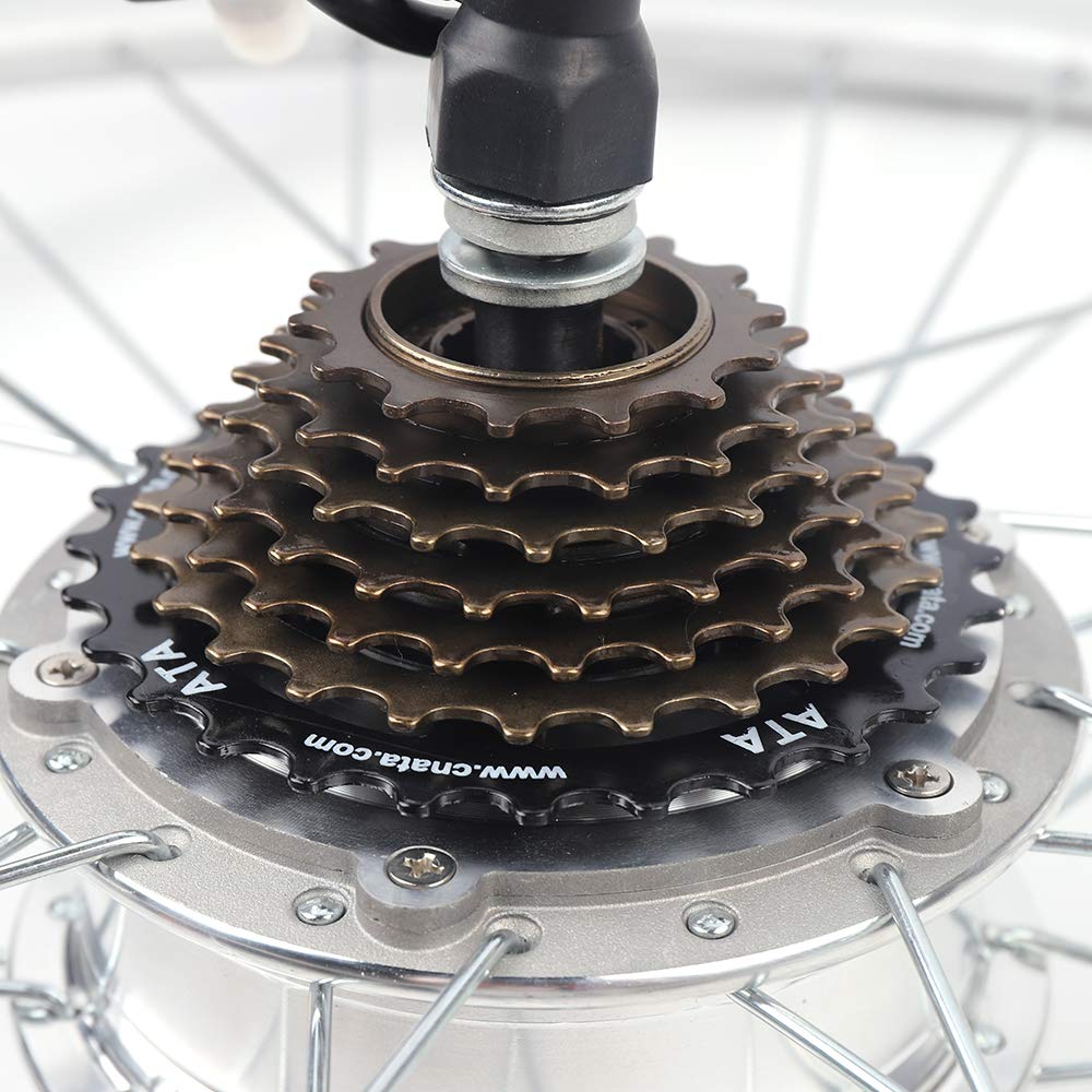 DSYOGX E-Bike Umbausatz 250W 36V Hinterrad Fahrrad-Umbausatz mit LCD-Funktion Nabenmotor Motor Umbau Umrüstungs-Kit für 28-Zoll-Fahrräder