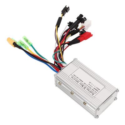 BuyWeek Elektrofahrrad Brushless Motor Controller, 24V 36V 48V 17A 3 Modus Sinuswelle Controller Bürstenloser Motor Controller für E-Bike Elektroroller