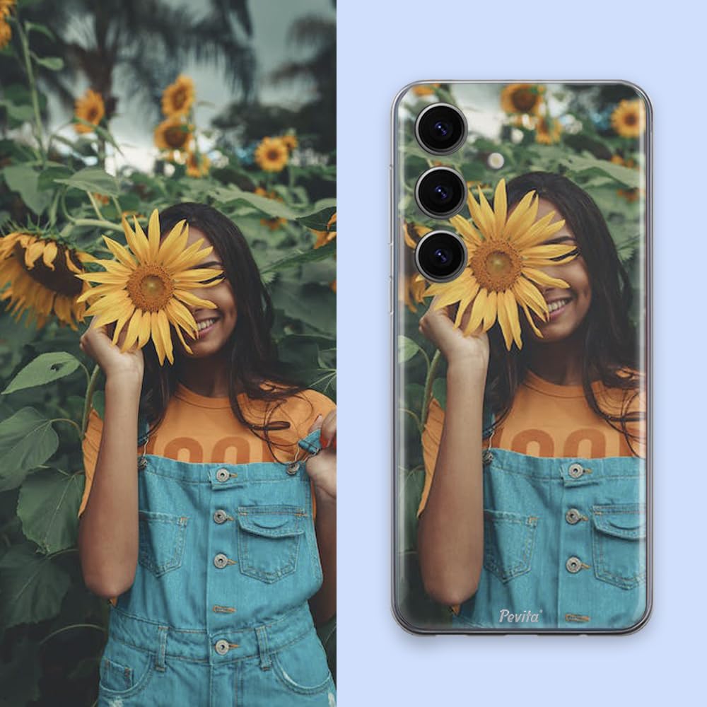 Samsung Galaxy S24 FE Hülle personalisiert mit foto. Handyhülle aus Silikon selbst gestalten Samsung Galaxy S24 FE. Geschenke personalisiert für frauen, mann, kinder,valentinstag, weihnachten