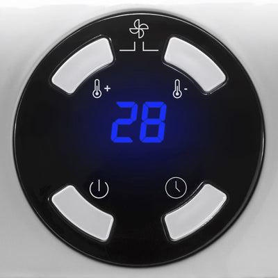 TROTEC Steckdosen Heizlüfter TFC 1 E – Heizleistung 500 W – mini Keramik Heizung, für Räume bis 10 m² / 25 m³, weiß