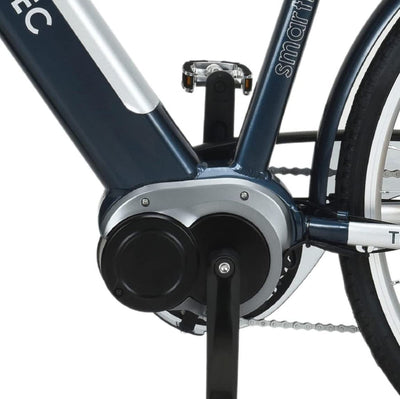 smartEC TrekX-MH E-Bike Trekking Herren 250W Mittelmotor Li-Ion-Akku 36V/13Ah Elektrofahrrad 28 Zoll Reichweite 90km bis 25 km/h Trekking City
