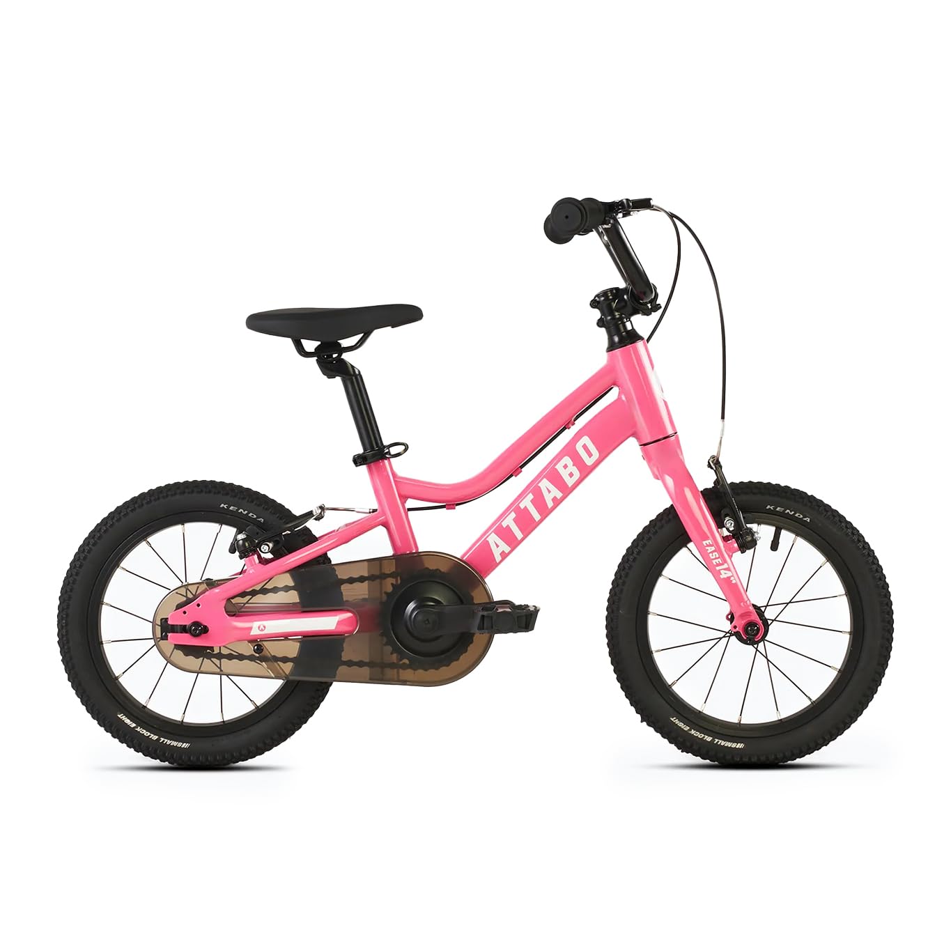 ATTABO Ease 14 – Kinderfahrrad (2–5 Jahre) mit leichtem Aluminiumrahmen, 14-Zoll-Rädern, geeignet für 85–110 cm Körpergröße, nur 7 kg, bis 50 kg belastbar, ergonomisch und stabil