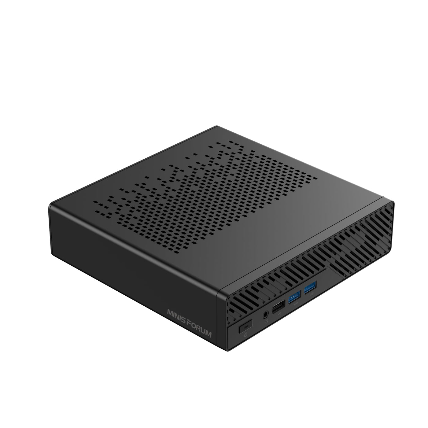 MINIS FORUM MS-A1 Mini Workstation, Barebone Version ohne CPU/RAM/SSD/OS Mini PC, DDR5/M.2 2280 NVME SSD, 2,5G LAN x 2, 4X PCIe SSD-Steckplatz, HDMI/DP/USB-C Dreifachanschluss, USB3.0x3