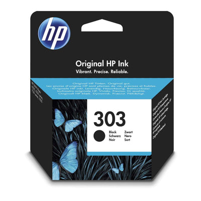 HP 303 (T6N02AE) Original Druckerpatrone Schwarz für HP ENVY 6200, 7100, 7134, 7220e, 7221e, 7224e, 7800, 7900e HP Tango Printer , (1er Pack)