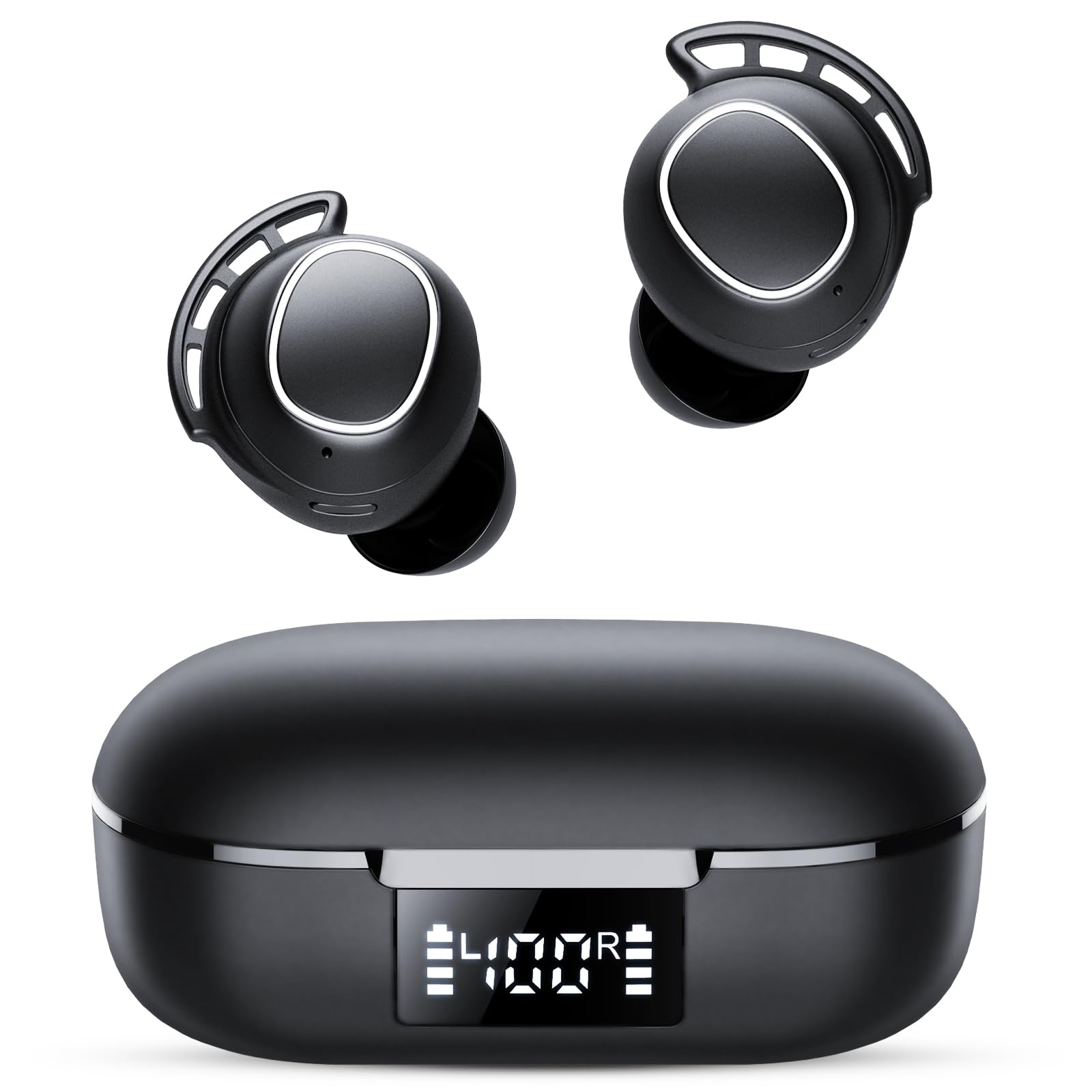 Bluetooth Kopfhörer 5.4 Mit 45h Spielzeit – ENC Noise Cancelling, IP7 Wasserdicht | In-Ear Kopfhörer Mit USB-C