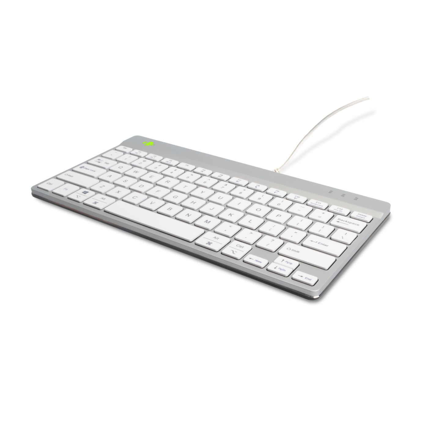R-Go Tools Compact Break Ergonomic Keyboard QWERTY (US), Wired, W128444811 (Keyboard QWERTY (US), Wired, White)