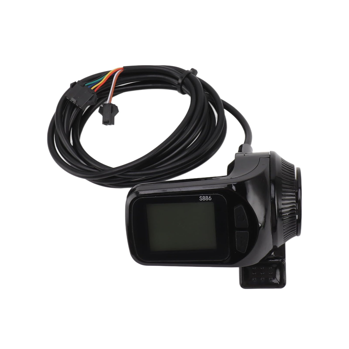 BuyWeek Elektrofahrrad Brushless Motor Controller Kit, 36V 48V 60V 1000W 38A Sinuswellen Bürstenloser Controller 886 Daumengas mit LCD Display für E-Bike Elektroroller