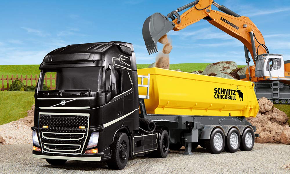 siku 6731, Volvo FH16 LKW, 1:32, Metall/Kunststoff, Schwarz, Ferngesteuert, Ohne Fernsteuermodul, Steuerung via App oder Gaming Controller möglich