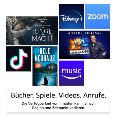 Fire 7-Tablet, 7-Zoll-Display, 32 GB, neuestes Modell (2022), schwarz Mit Werbung