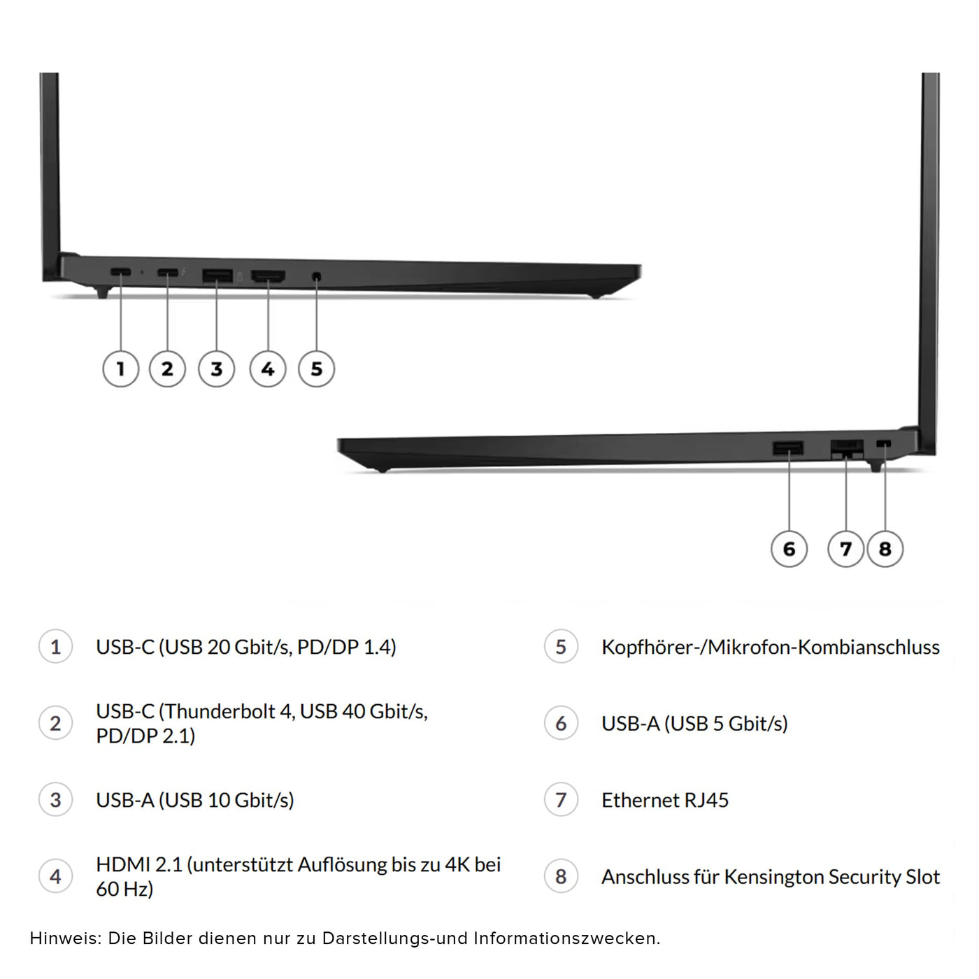 Lenovo ThinkPad E16 Gen 2 Laptop, Intel Core Ultra 5-125U, 64 GB DDR5 RAM, 4 TB PCIe SSD, 16" WUXGA Display, Intel Arc Graphics, QWERTZ Tastatur, Windows 11 Pro, Black
