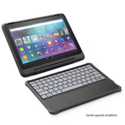 Kabellose Bluetooth-Tastatur „Made for Amazon“ für Kinder, violett, für Fire HD 10 Kids- und Kids Pro-Tablets