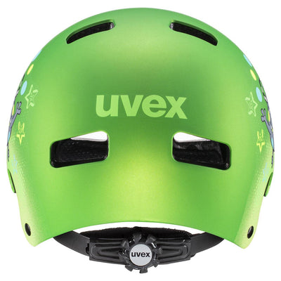 uvex kid 3 cc - robuster Fahrradhelm für Kinder- individuelle Größenanpassung - optimierte Belüftung - green matt - 51-55 cm