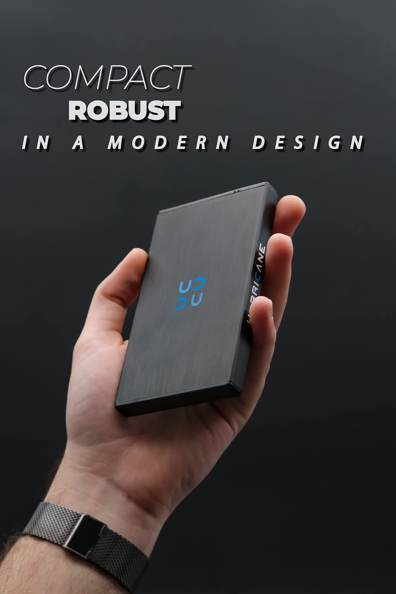 HURRICANE GD25612 Externe Festplatte 1TB Speicher 2,5" USB 3.0 TV PC Ps4 Ps5 Xbox kompatibel mit Windows Mac Linux