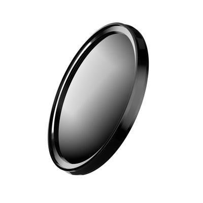 1x Eimer mit Deckel 5l Schwarz Rund | Kunststoff Eimer Lebensmittelecht, luftdicht und stabil | Leer Eimer mit Griff und Deckel für Lebensmittel Chemie Waschpulver Klebstoffe geeignet