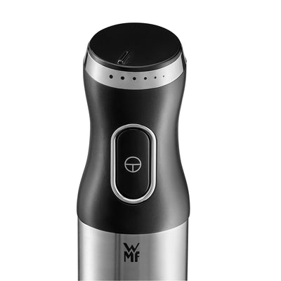 WMF Kult X Edition Stabmixer, Zauberstab 600 W, Pürierstab Edelstahl mit variabler Geschwindigkeitseinstellung, Purierstab Edelstahl matt