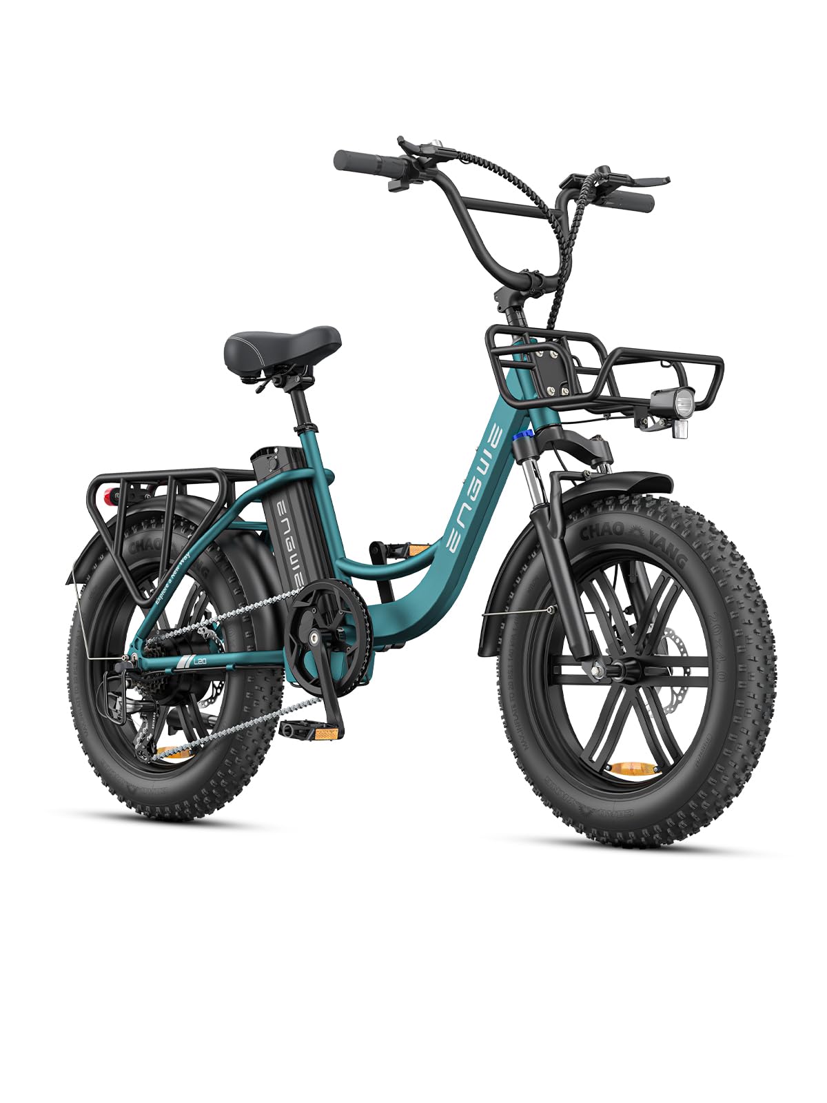 ENGWE E Bike Herren mit 48V 13Ah Batterie, 20 * 4.0 Zoll, 7-Gang Getriebe mit LCD-Display, 250W Motor & 25km/h, Reichweite bis zu 120km L20/L20 Boost