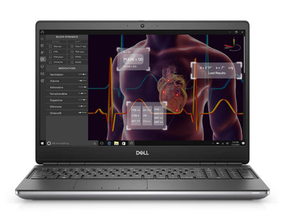 Dell Precision 7550 15,6 Zoll 1920x1080 Full HD Intel Core i7 10850H 512GB SSD Festplatte 32GB Speicher Windows 11 Pro Grafik Nvidia Quadro T1000 Notebook Laptop (Generalüberholt)