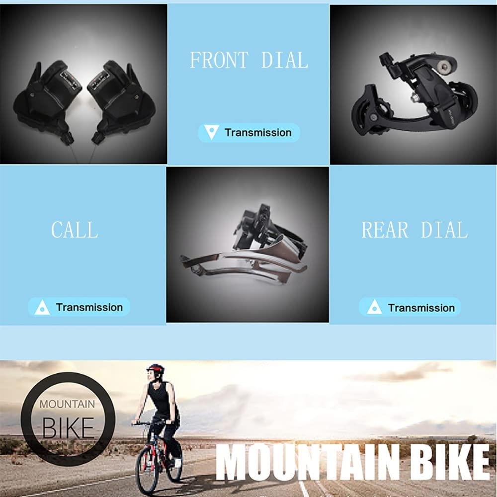 26-Zoll-Mountainbikes, Fat Tire Mountain Trail Bike für Erwachsene, 27-Gang-Fahrrad, Rahmen aus Kohlenstoffstahl mit Vollfederung und Doppelscheibenbremse, 4,0 Zoll dickes Rad Mountain Snow Beach Bike