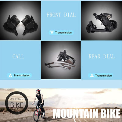 26-Zoll-Mountainbikes, Fat Tire Mountain Trail Bike für Erwachsene, 27-Gang-Fahrrad, Rahmen aus Kohlenstoffstahl mit Vollfederung und Doppelscheibenbremse, 4,0 Zoll dickes Rad Mountain Snow Beach Bike