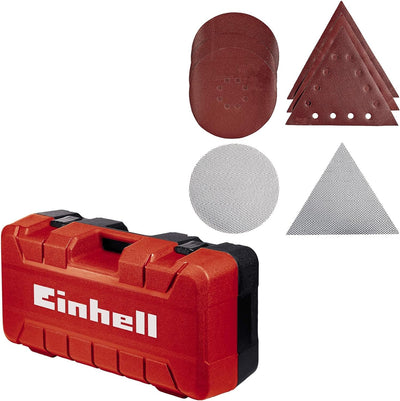 Einhell Trockenbauschleifer TE-DW 225 X (750 W, wechselbarer Schleifteller, Bürstenkranz gefedert, bis 165 cm Teleskop-Stiel, inkl. Schleifscheiben + Gitterleinen im Koffer)