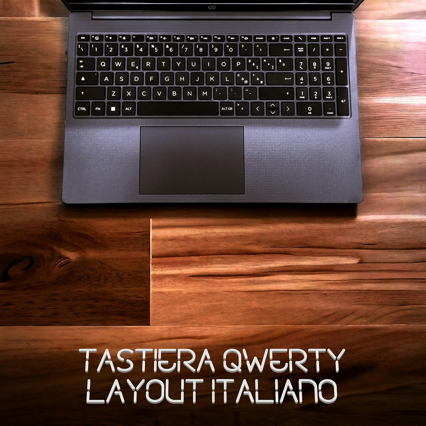 HP Notebook 250 G10, CPU Intel Core i7 13Th Gen, 32 GB RAM DDR4, 1TB (1000 GB) NVMe SSD, Windows 11 Pro, Display Laptop 15,6 Zoll Full HD, sofort einsatzbereit - QWERTY-TASTATURLAYOUT Italien